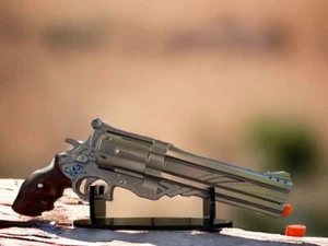 Blue Rose With Stand, From Devil May Cry, 1:1 Nero DMC Gun, Pistol Cosplay - Picture 1 of 9