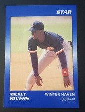 1989 Star Co. Winter Haven Red Sox Mickey Rivers #18