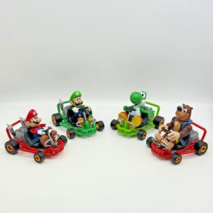 Personaggi ToyBiz Mario Kart Diddy Kong Race Luigi Yoshi Banjo - Vintage 1999 RARO - Foto 1 di 49