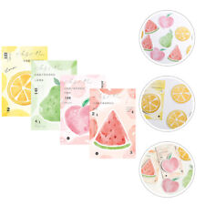 Cute Fruit Sticky Notes 4pcs Self-Stick Memo Pads for Home Office-RL