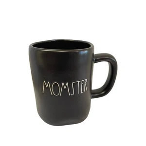 RAE Dunn Artisan Collection Schwarz Keramik Monster Halloween Becher Tasse 3" B 5" H 18oz - Bild 1 von 6