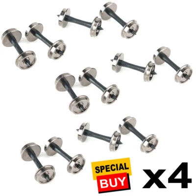 Walthers Proto 33" Turned Metal Wheelsets w/ Plastic Axles (48-Pack) HO Scale - Image 1 of 2