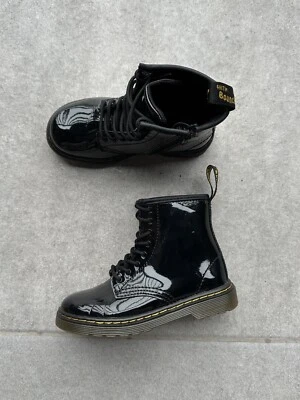 Dr Martens Kids  Boots Patent Leather 1460 T Size 27 US10 UK9 - Image 1 of 4