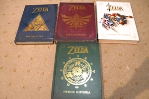 Legend of Zelda Books, Hyrule Historia, Encyclopedia Art Artifacts BOTW Champion - Picture 1 of 10
