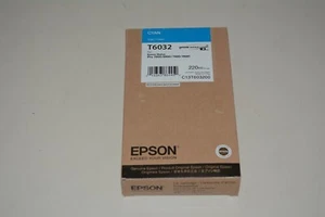 Genuine Epson T6032 Cyan Ink Cartridge Stylus Pro 9400 EXP 2018 - Picture 1 of 2