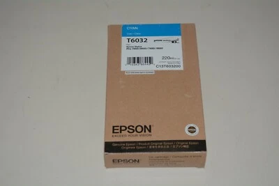 Genuine Epson T6032 Cyan Ink Cartridge Stylus Pro 9400 EXP 2018 - Image 1 of 2