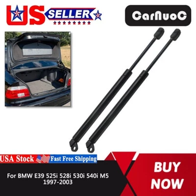 2Pcs Tailgate Trunk Lift Supports Struts Prop for BMW E39 525i 528i 530i 540i M5 - Изображение 1 из 4