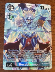 Juego de cartas Hexeblaumon (arte alternativo) BT5-032 SR Digimon fase dimensional - Imagen 1 de 1