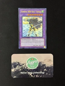 Elemental HERO Great Tornado - Yugioh LC02-EN010 Limited Edition Ultra Rare NM - Picture 1 of 2