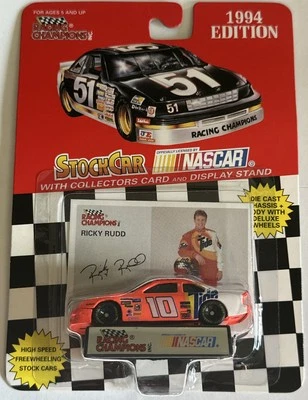 Racing Champions #10 Ricky Rudd 1994 NASCAR Tide Ford Thunderbird 1:64 Die Cast Foto 1 de 4