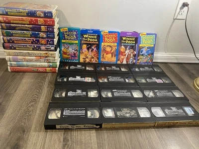 Winnie The Pooh VHS Lot Of 27 Halloween Christmas Valentines - Image 1 of 4