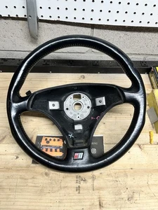 Volante Audi TT MK1 Audi B5 Mk4 cuero 3 radios negro 99-06 sin botones - Imagen 1 de 11