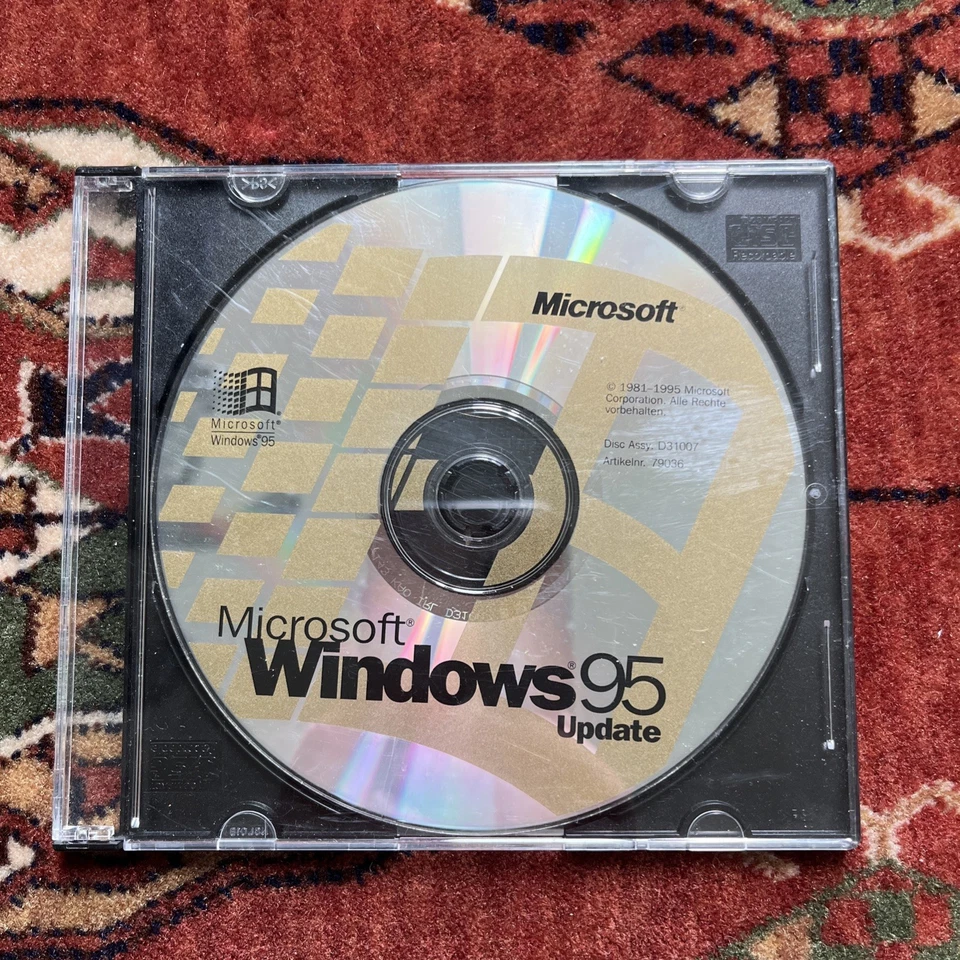 RARITÄT - Microsoft Windows 95 Update - Deutsch - NUR CD - Bild 1 von 1