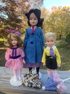 Muñeca de colección Horsman Mary Poppins con Michael y Jane clon de muñecas de la familia Tammy Foto 1 de 2