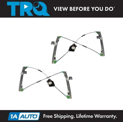 TRQ Front Door Power Window Regulators Left & Right Pair Set for 98-10 VW Beetle Foto 1 de 4