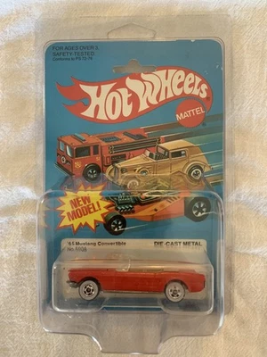 Ford Mustang 1982 Hot Wheels Convertible #5908 Hong Kong Rojo Sin usar, en caja Foto 1 de 4