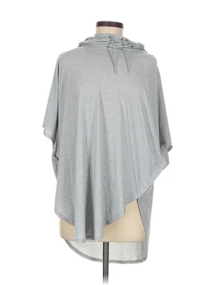 Poncho feminino Gap Fit cinza M - Imagem 1 de 4