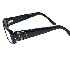 Christian Dior Havana Braun & Gold Brillengestell Vollrand CD3135 086 54-14-135 - Bild 1 von 10
