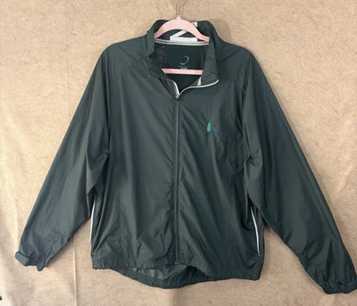 Chaqueta de golf Zero Restriction Tour Series para hombre L verde rompevientos logotipo Foto 1 de 4