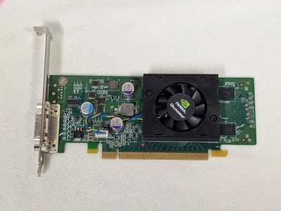 Tarjeta de gráficos de video NVIDIA QUADRO FX370 256MB LP PCIe IBM FRU 53Y6807 DVI Foto 1 de 3