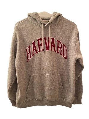 Sudadera con Capucha Harvard Terciopelo Carmesí Bordado Logo H&M Talla XS Foto 1 de 4
