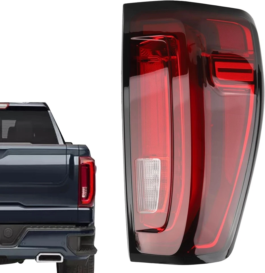 LED Type Tail Light Assembly Compatible with 2019-2024 GMC Sierra 1500 2500 H... - Image 1 of 4