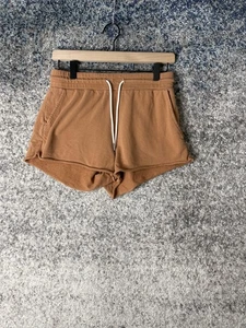 MATE Shorts Womens Small French Terry Lounge Casual Drawstring Organic Cotton - Picture 1 of 6