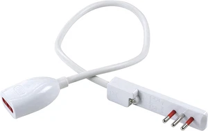 Prolunga 3M FLAT 10A BIANCA - Foto 1 di 12