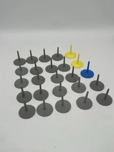 Kunststoff Miniatur Flugbasen Kratzdrucke (25) - Bild 1 von 3