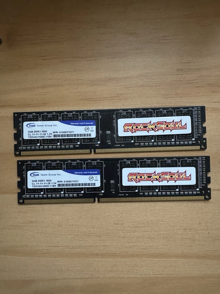 Team Group 8gb 4x2 DDR3 1600 Desktop RAM - Image 1 of 1