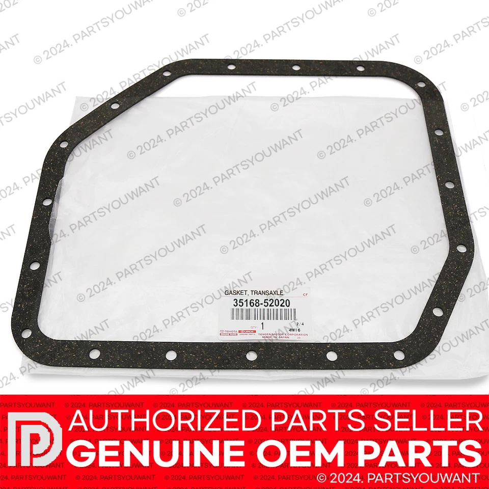 GENUINE Toyota Scion OEM Auto Transmission Oil Pan Gasket 35168-52020 3516852020 - Image 1 of 3