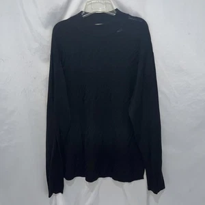 Wilke-Rodriguez Herren Pullover schwarz Gr. XL 100% Seide hoher Rundhalsausschnitt - Bild 1 von 3