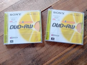 Sony 4.7GB 4x DVD+RW Discs (Pack of 2) - Picture 1 of 2