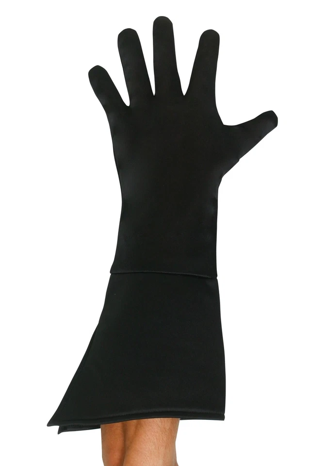 Child Black Superhero Gloves - Image 1 of 1
