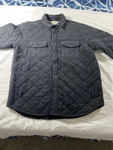 Camisa American Eagle Outfitters Para Hombres Grande Acolchada Chaqueta a Presión Cabaña Cálida - Imagen 1 de 14