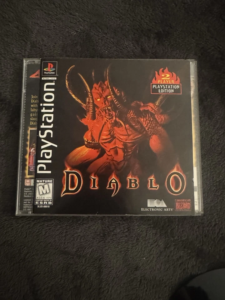 Diablo Playstation 1 PS1 excellent condition manual perfect registration card - Image 1 of 4