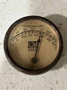 Vintage Antique 1930’s/1940’s GM Temperature Gage Genuine Parts *READ* - Picture 1 of 10
