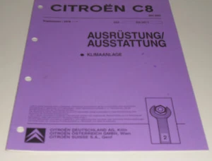 Manual de Taller Citroen C8 Equipos Equipamiento - Imagen 1 de 1