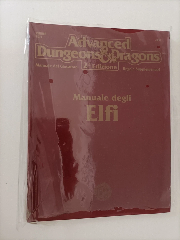 MANUALE DEGLI ELFI ADVANCED DUNGEONS & DRAGONS 2ND 2 EDIZIONE REGOLE - 041 - Immagine 1 di 1