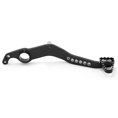 Palanca de pedal de freno trasero de aluminio ATV Billet negra para Yamaha Raptor 700 2006-2023 Foto 1 de 4