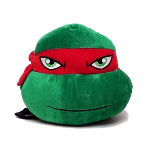 TMNT Teenage Mutant Ninja Turtles Raphael Plush Backpack Kids Travel Pillow Bag - Picture 1 of 3