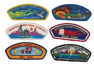 Lot of New York Councils 1/2 Dozen BSA CSPs Mint CSP (BHP1986) - Foto 1 di 2