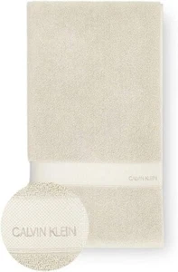 Bath Towel Calvin Klein Tracy BEIGE 76x142 cm. *New, in pack* - Picture 1 of 4