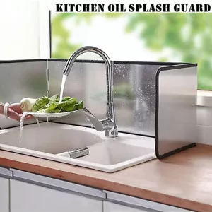 Frying Splash Guard Kitchen Oil Anti Splatter Shield Screen Washable Cooking AU - Picture 1 of 9