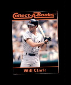  1990 COLLECT-A-BOOKS #4 WILL CLARK GIANTS