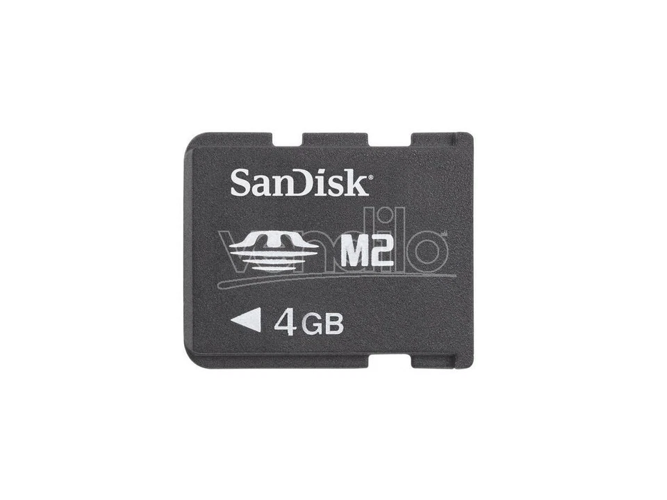 PSP GO!SANDISK MEMORY STICK MICRO M2 4GB CARD/HARD DISK CONSOLE - MEMORY - Image 1 of 1