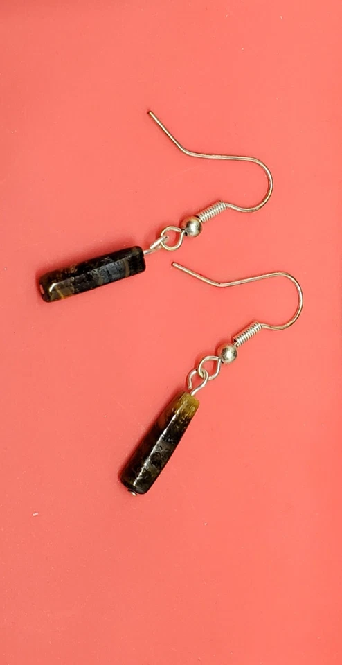 Tiger Eye earrings for women - Image 1 of 1