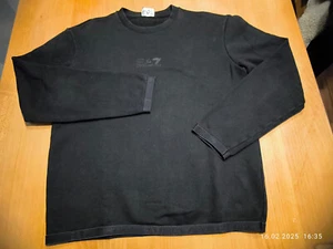 ARMANI EA7 Sweater L schwarz Achselweite: 54cm - Bild 1 von 12
