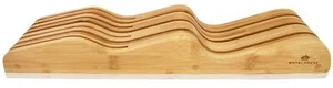 Bamboo Knife Block Holder, In-Drawer Knife Drawer Organizer, Perfect for Home... - Picture 1 of 9