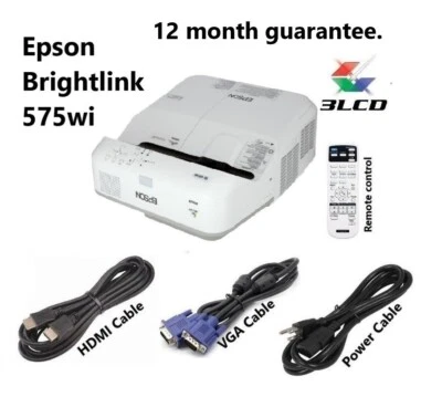 Epson Brightlink 575wi Ultra-Short Throw Projector_ - Image 1 of 4